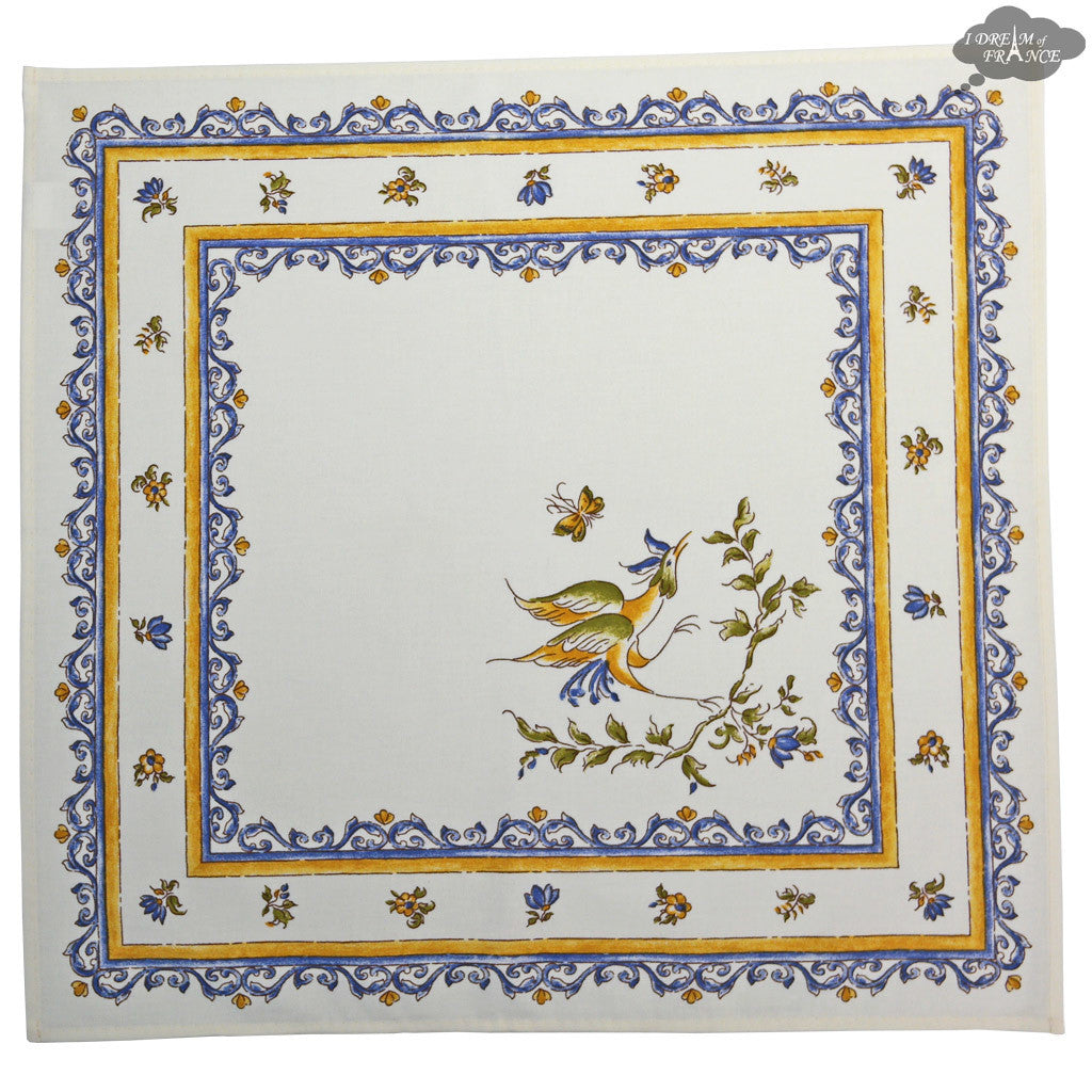Moustiers Blue French Country Cotton Napkin