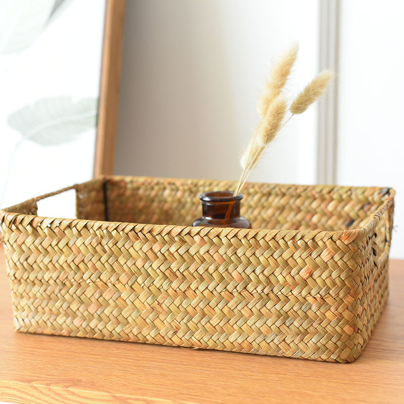 Handwoven Natural Farmhouse Storage Baskets