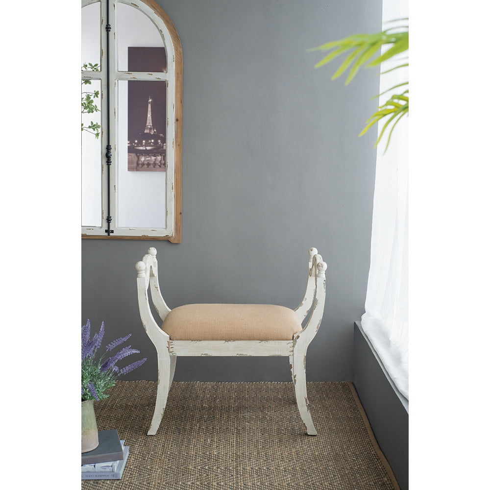 Harlow French Country Farmhouse Bench