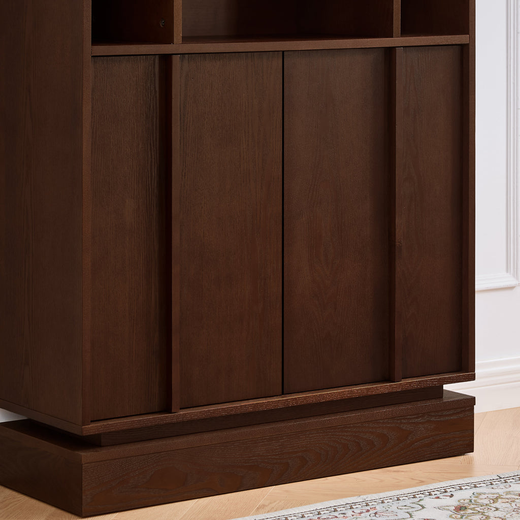Fluted Farmhouse Sideboard & Buffet Cabinet