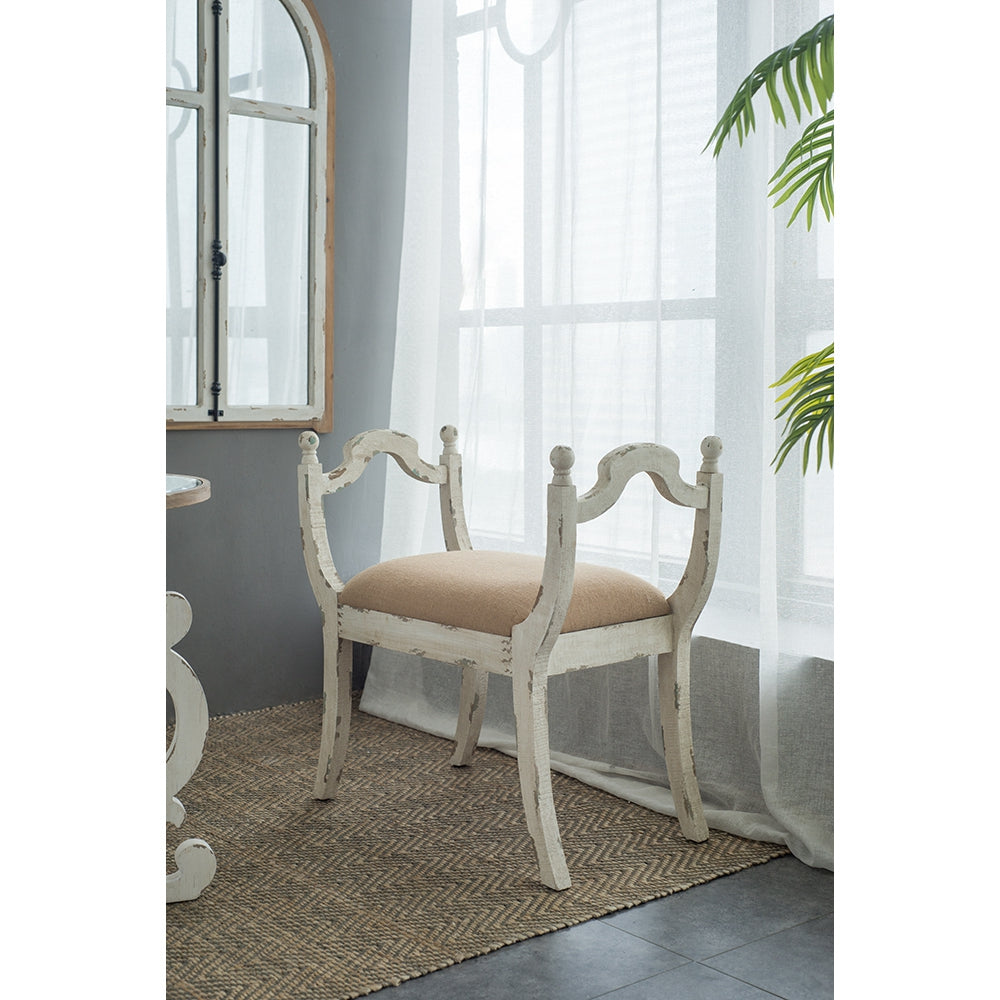 Harlow French Country Farmhouse Bench