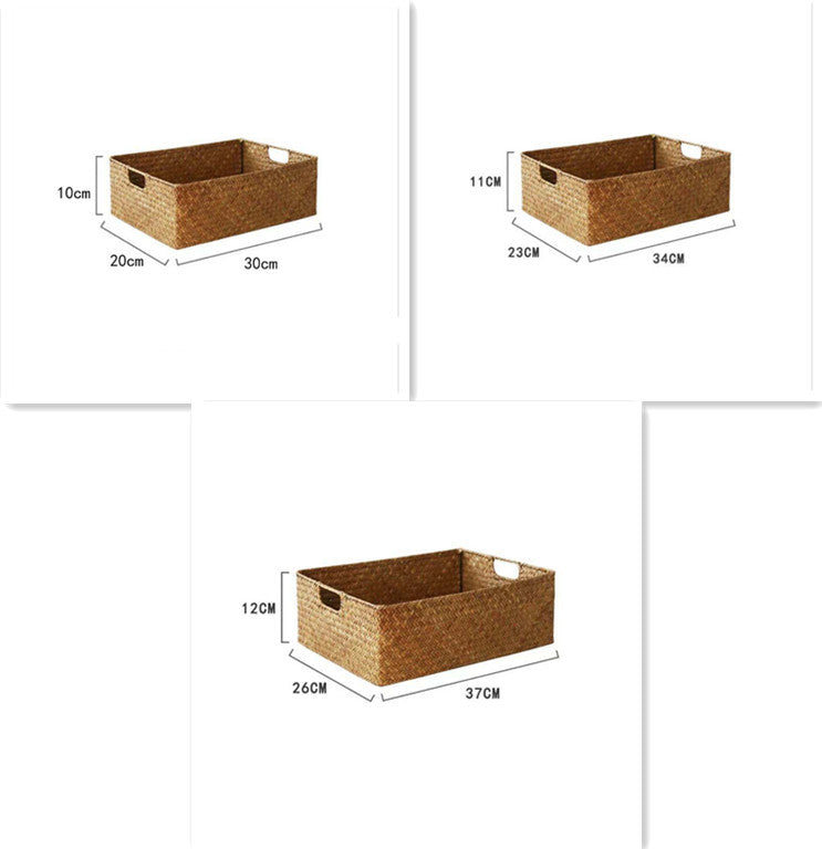 Handwoven Natural Farmhouse Storage Baskets