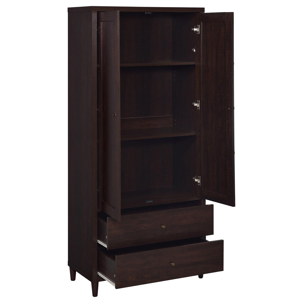 Tall Rustic Farmhouse Storage Cabinet