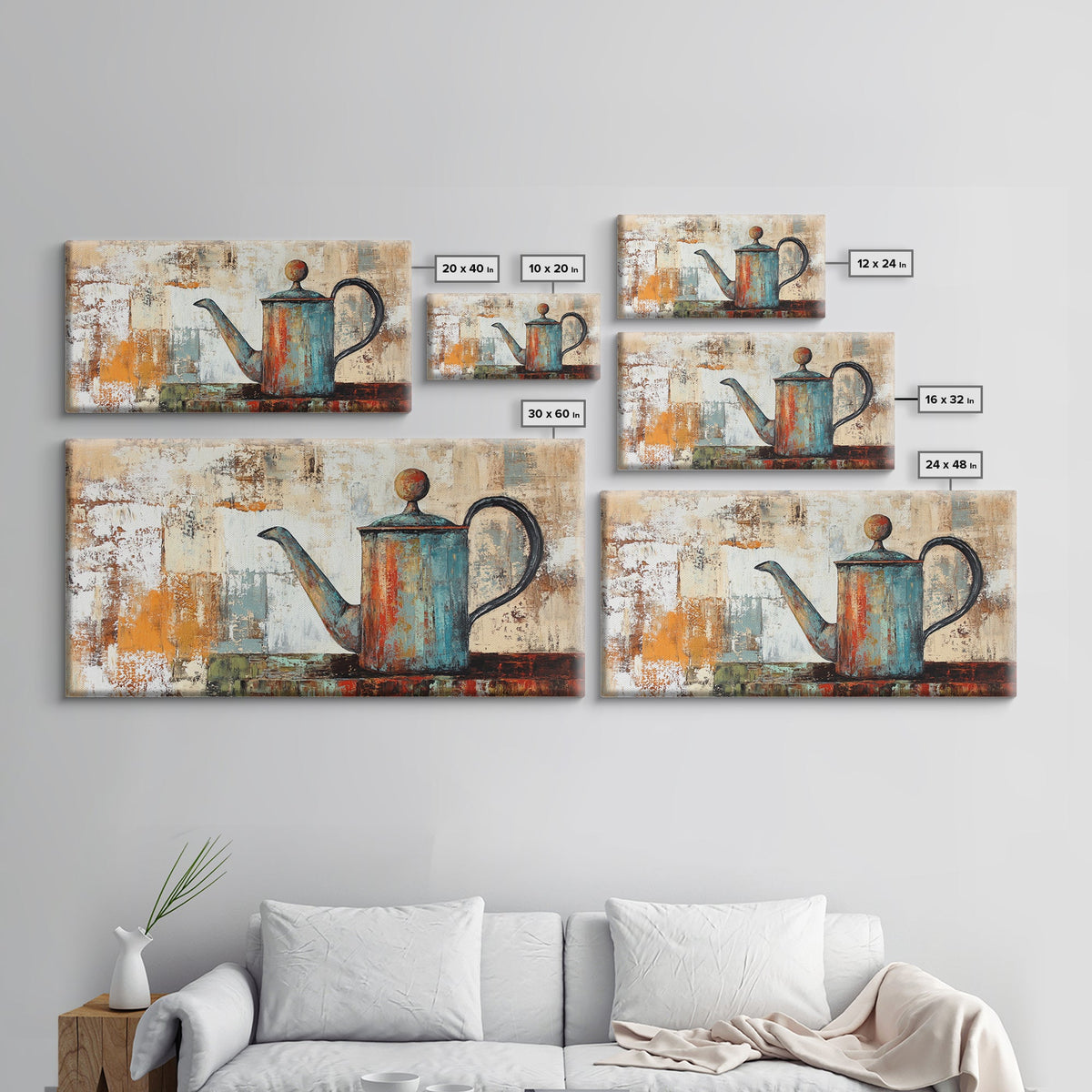 Antique Coffee Pot Farmhouse Wall Art