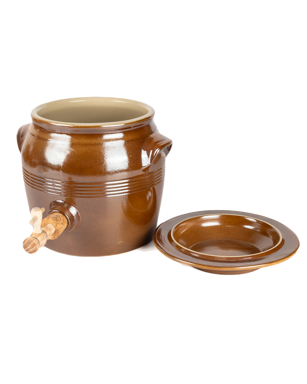 Vintage French Country Vinegar Berry Jar