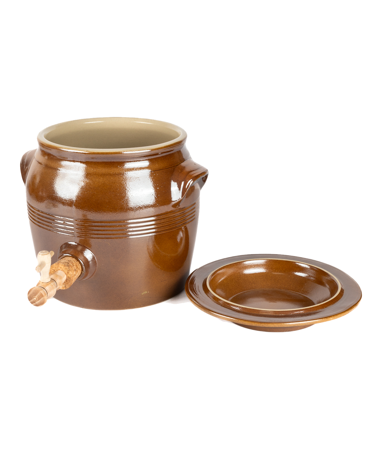 Vintage French Country Vinegar Berry Jar