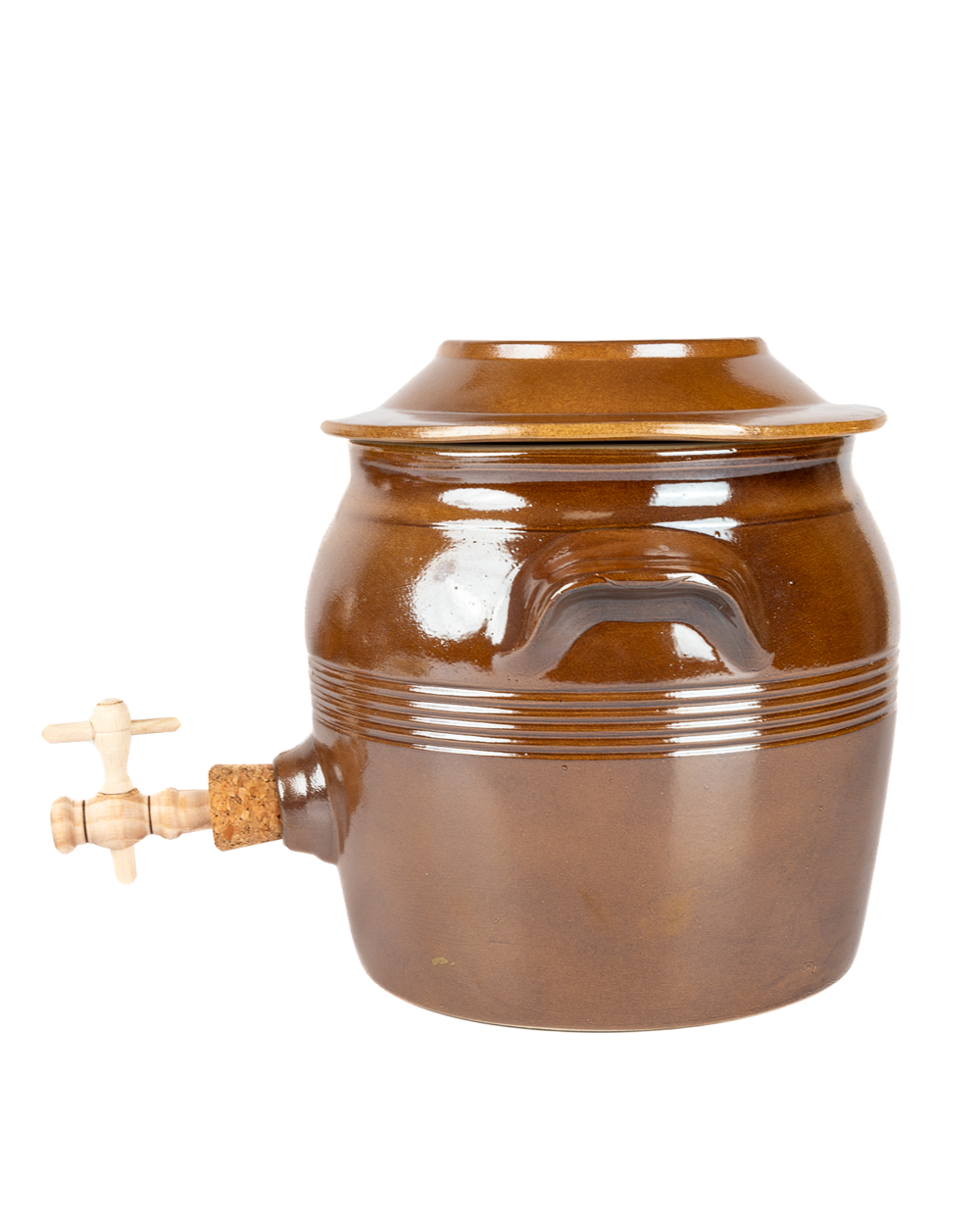 Vintage French Country Vinegar Berry Jar