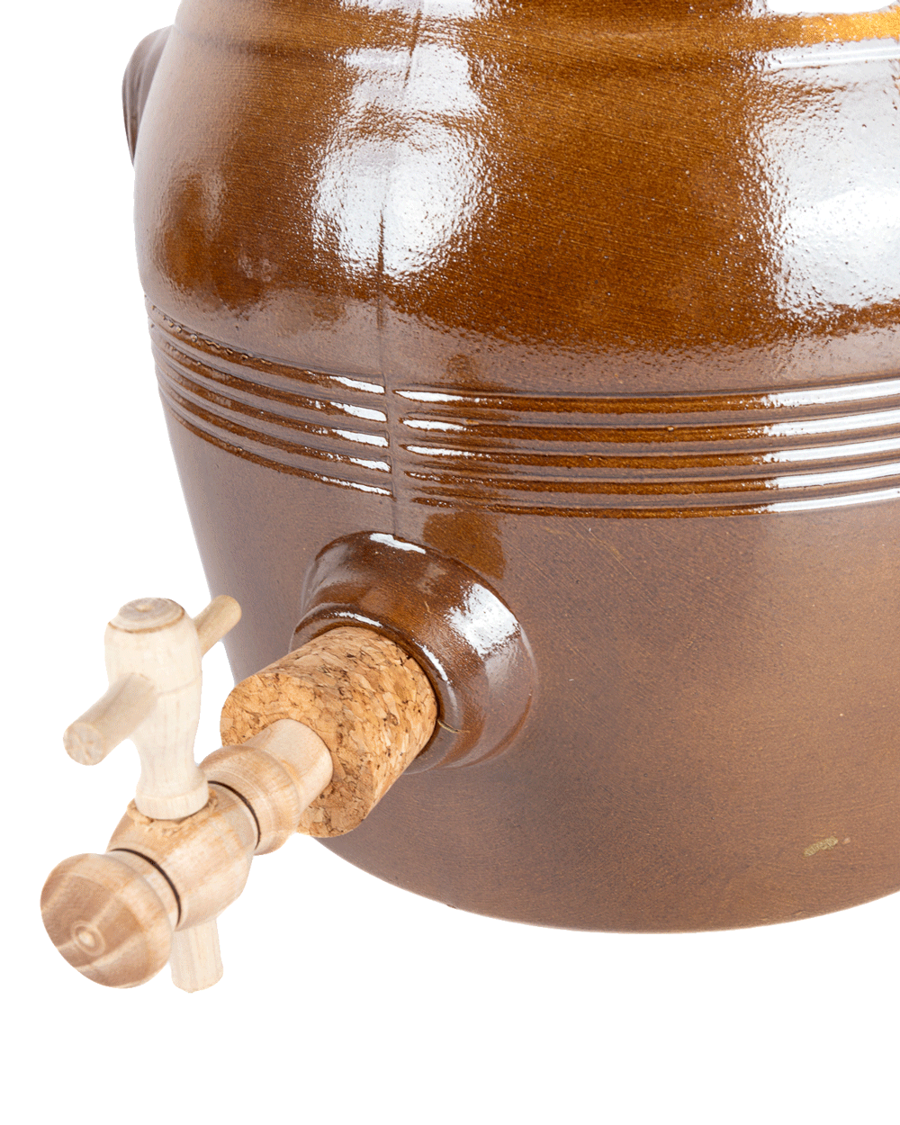 Vintage French Country Vinegar Berry Jar