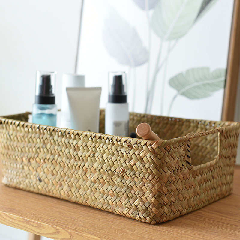 Handwoven Natural Farmhouse Storage Baskets