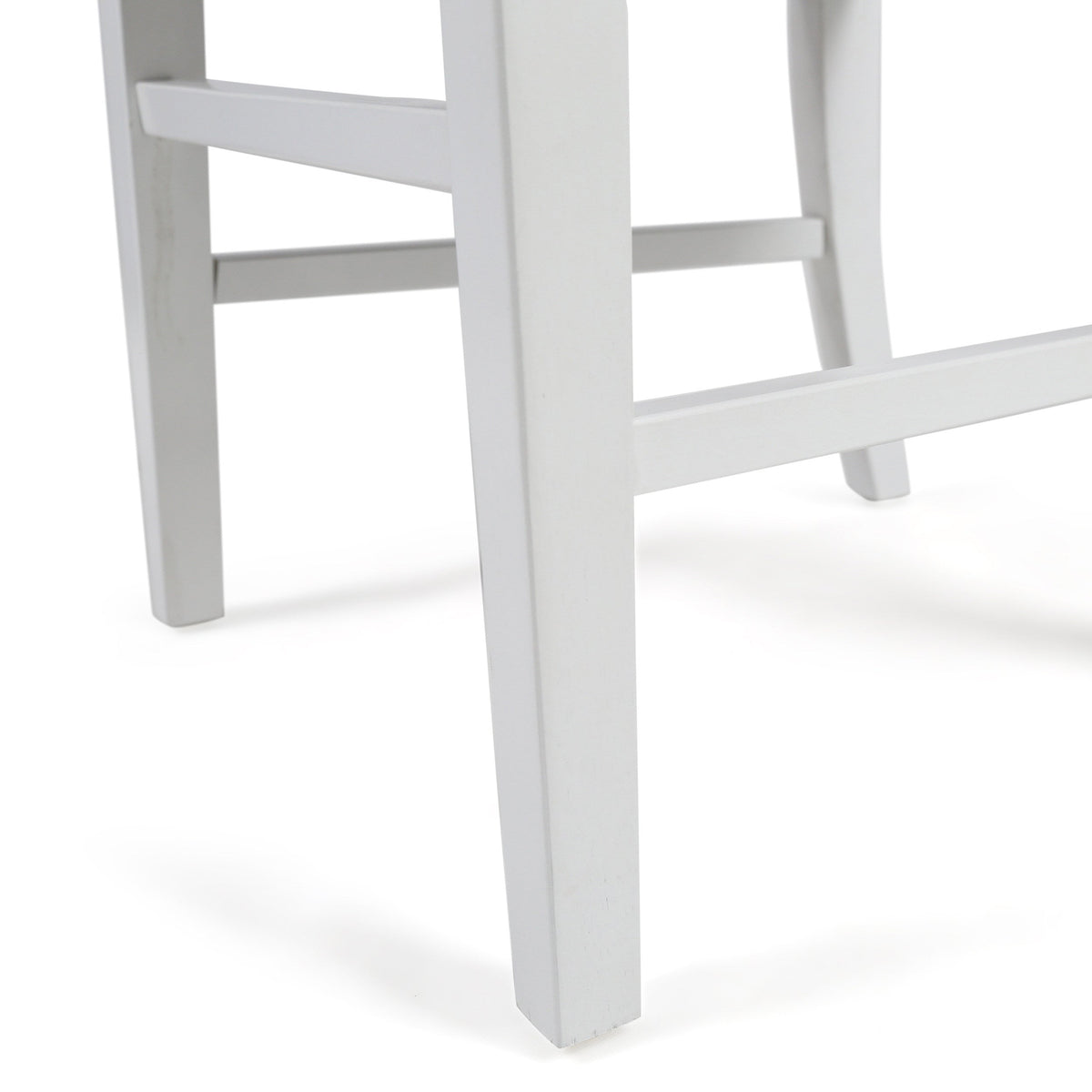 Roshan White & Walnut Acacia Farmhouse Dining Chairs – Set of 2