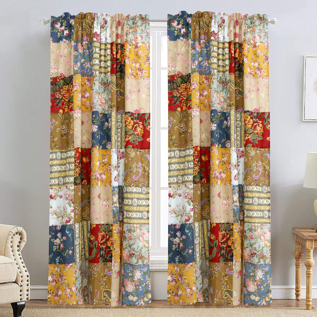Ryleigh Country Garden Floral Cotton Quilt Set