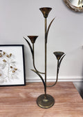Botanical Rustic Iron Taper Candle Holder