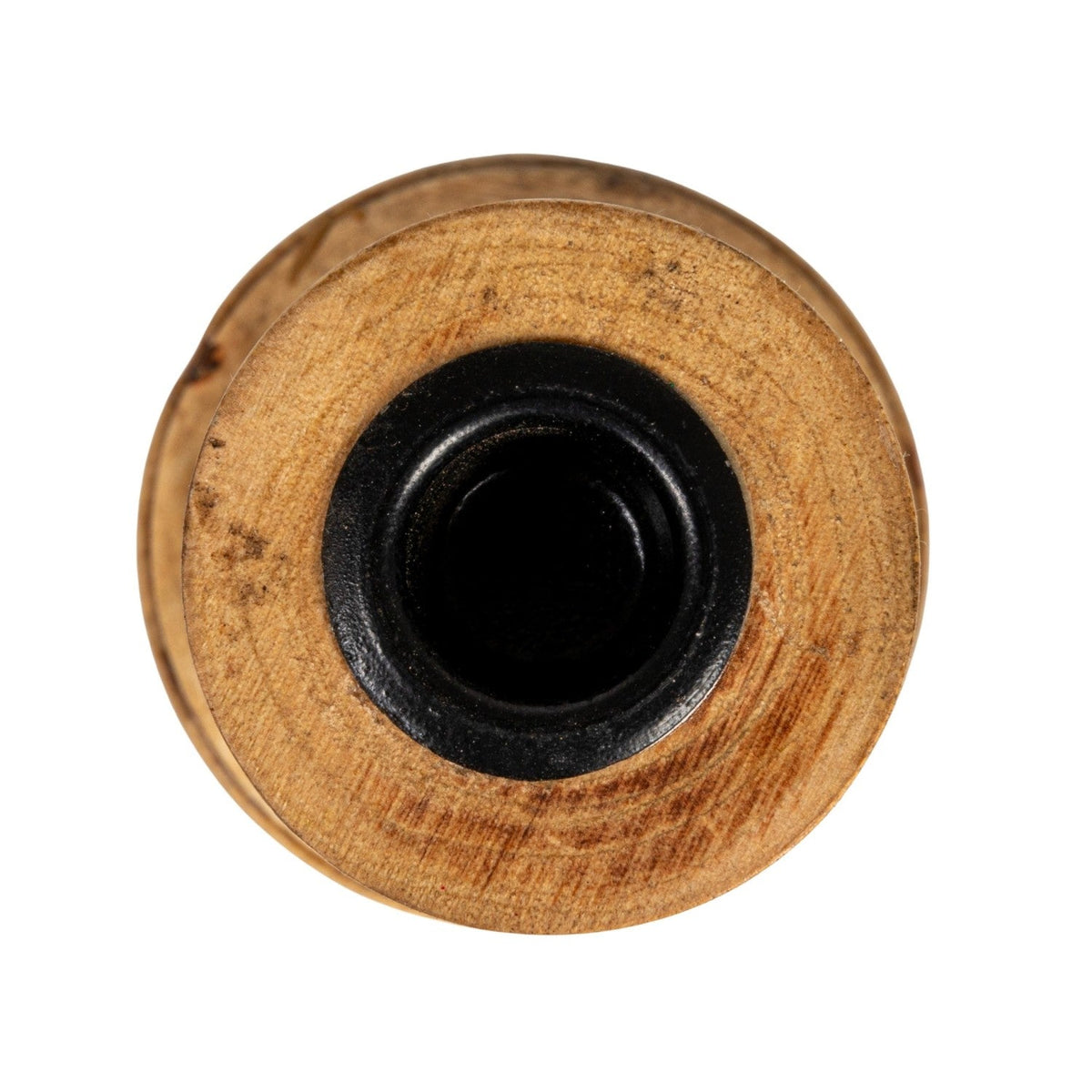 Hand-Carved Mango Wood Farmhouse Taper Holder