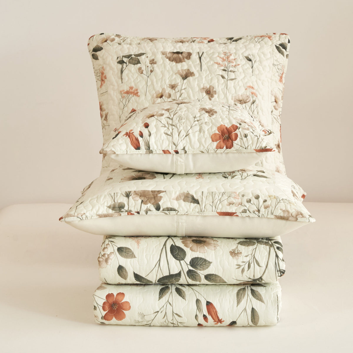 Enchanted Meadow Floral Farmhouse Euro Sham