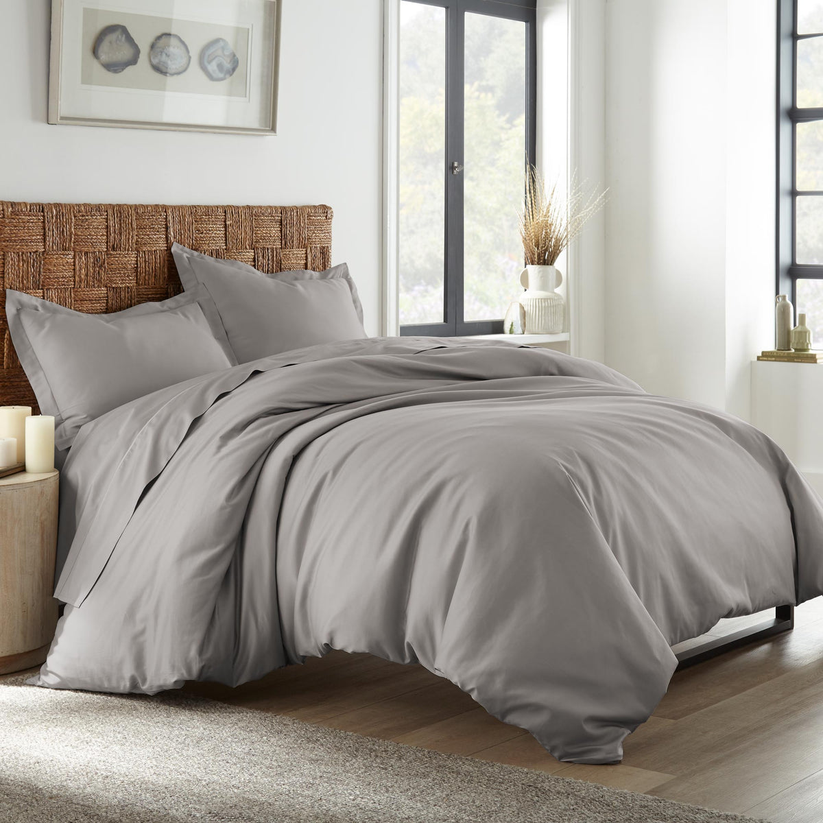 Organic Cotton Farmhouse Duvet Cover Set