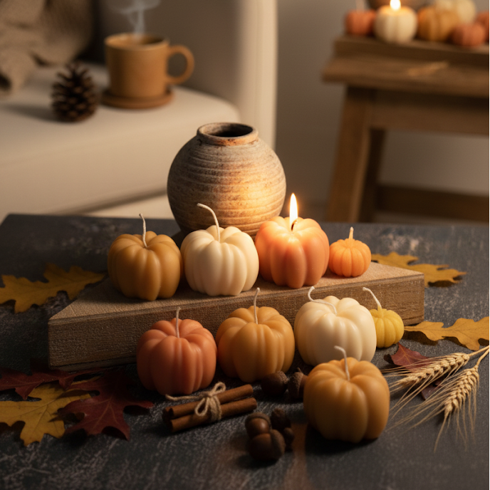 Hand-Poured Pumpkin Soy Candle