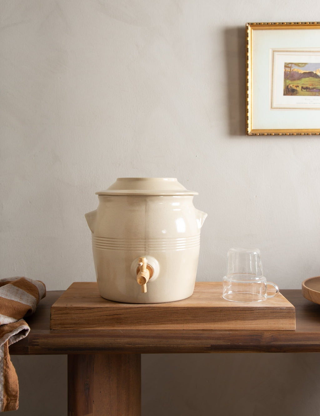 Vintage French Country Vinegar Berry Jar