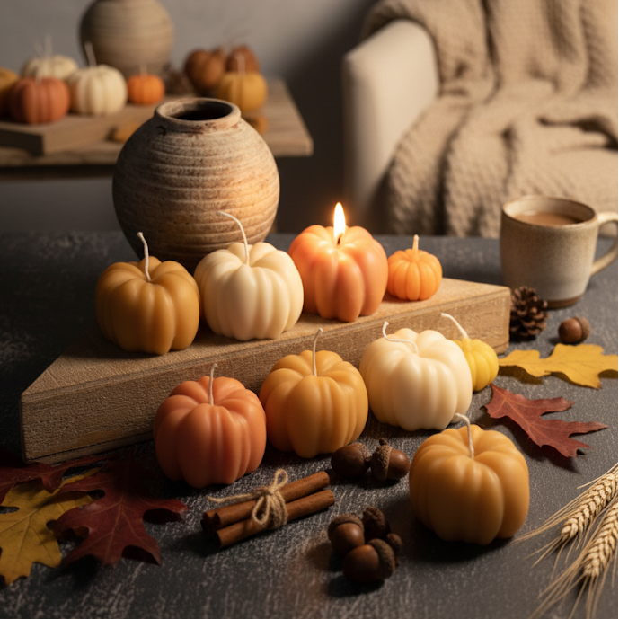 Hand-Poured Pumpkin Soy Candle