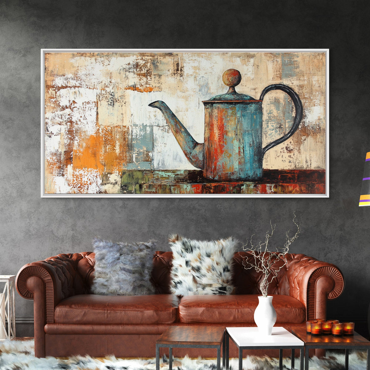Antique Coffee Pot Farmhouse Wall Art