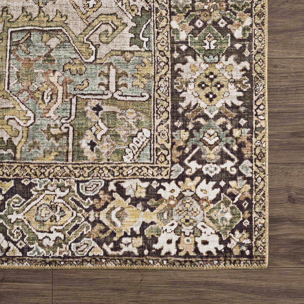Neyland Sage Vintage-Inspired Farmhouse Rug