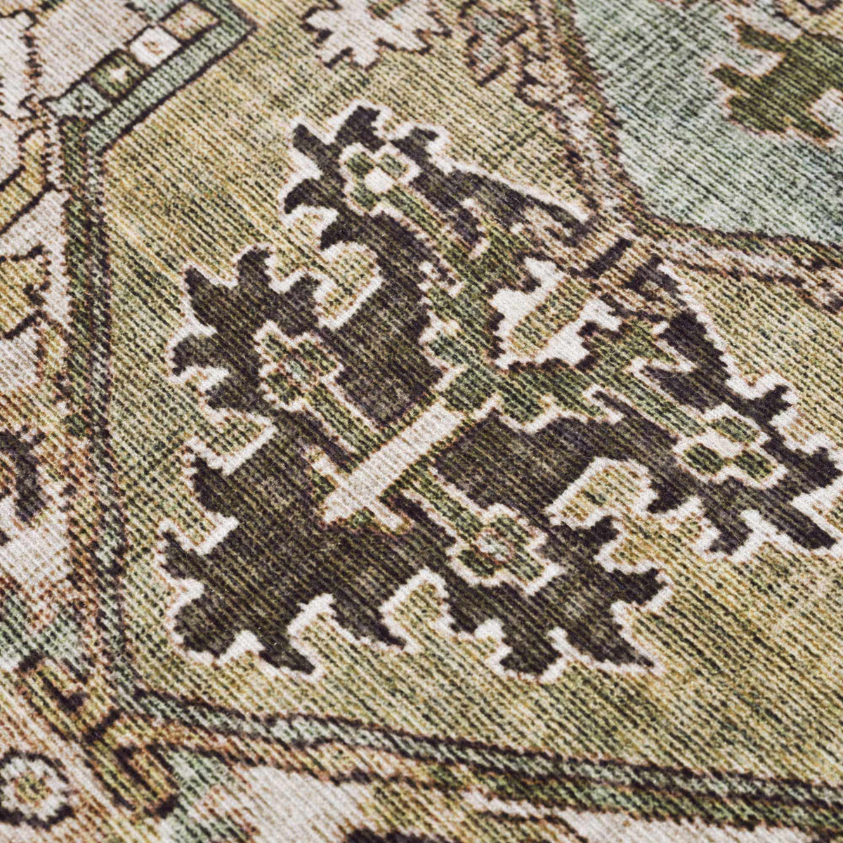 Neyland Sage Vintage-Inspired Farmhouse Rug