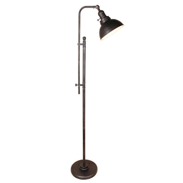 65-Inch Distressed Metal Farmhouse Floor Lamp