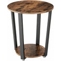 Rustic Round Farmhouse Side Table