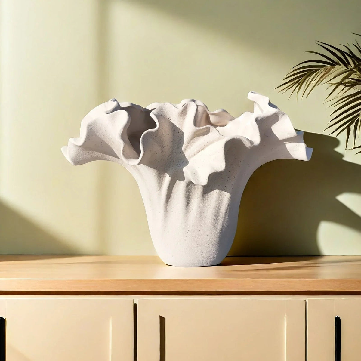 Rough Textured Farmhouse Ceramic Vase