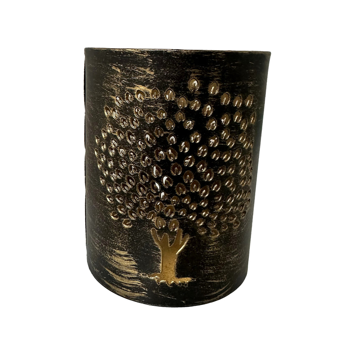 Rustic Tree Votive Candle Holder