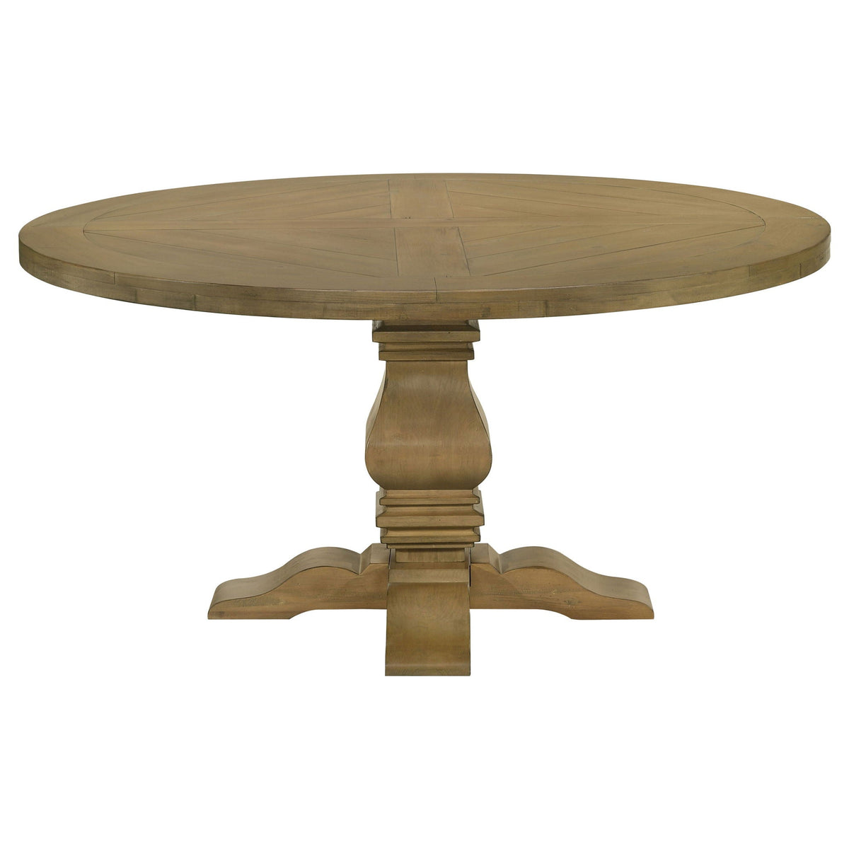 Florence 60-Inch Rustic Honey Farmhouse Dining Table