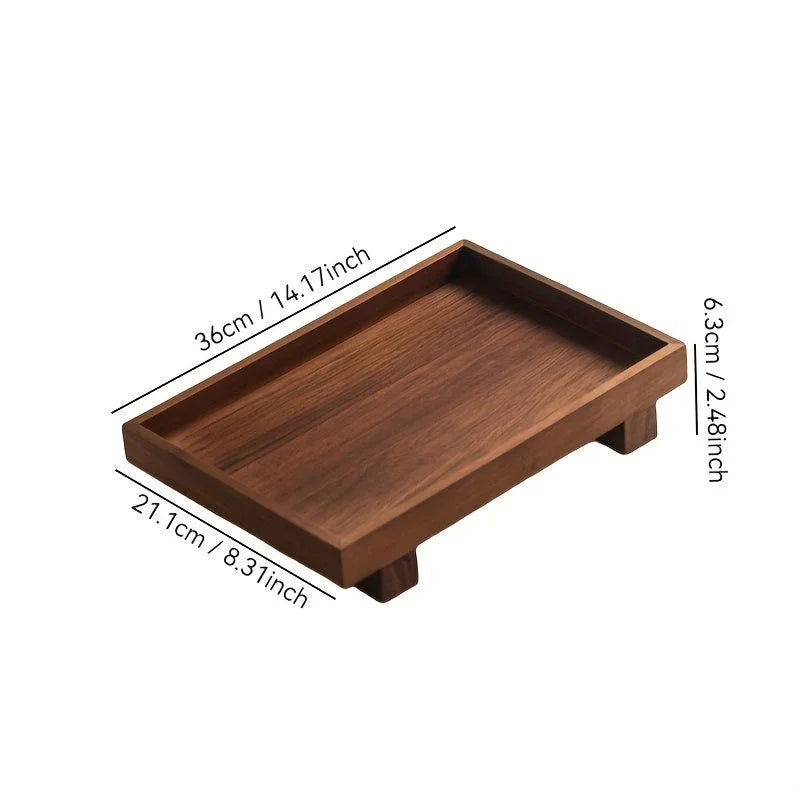 Rustic Acacia Wood Bathroom Vanity Tray