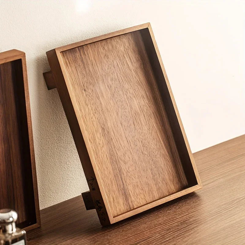 Rustic Acacia Wood Bathroom Vanity Tray