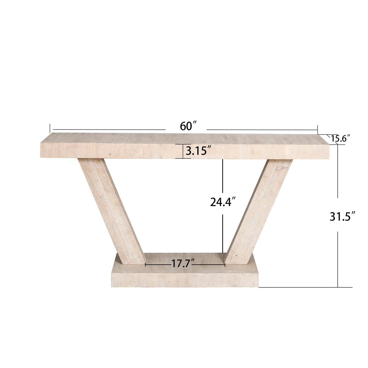 Vintage Distressed Farmhouse Entryway Bench