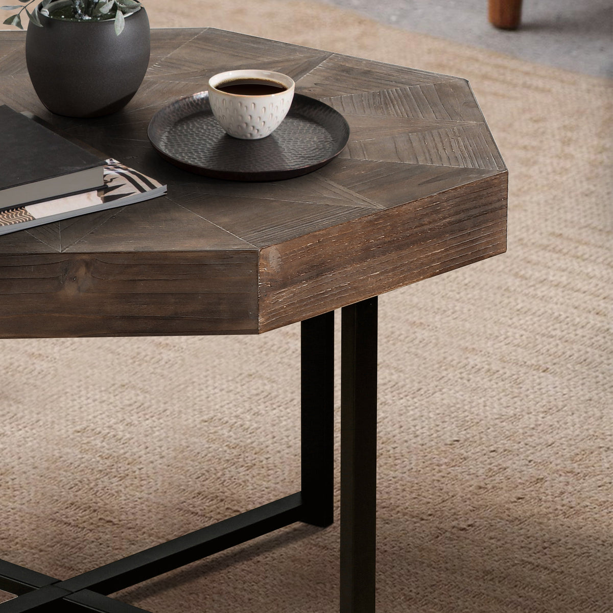 Vintage Patchwork Farmhouse Coffee Table