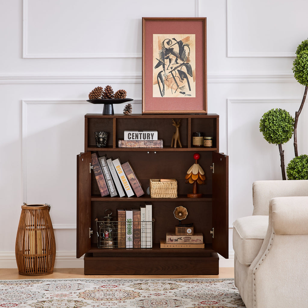 Fluted Farmhouse Sideboard & Buffet Cabinet