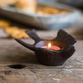 Rustic Iron Bird Farmhouse Tea Light Holder