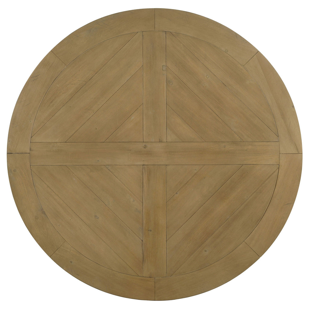 Florence 60-Inch Rustic Honey Farmhouse Dining Table