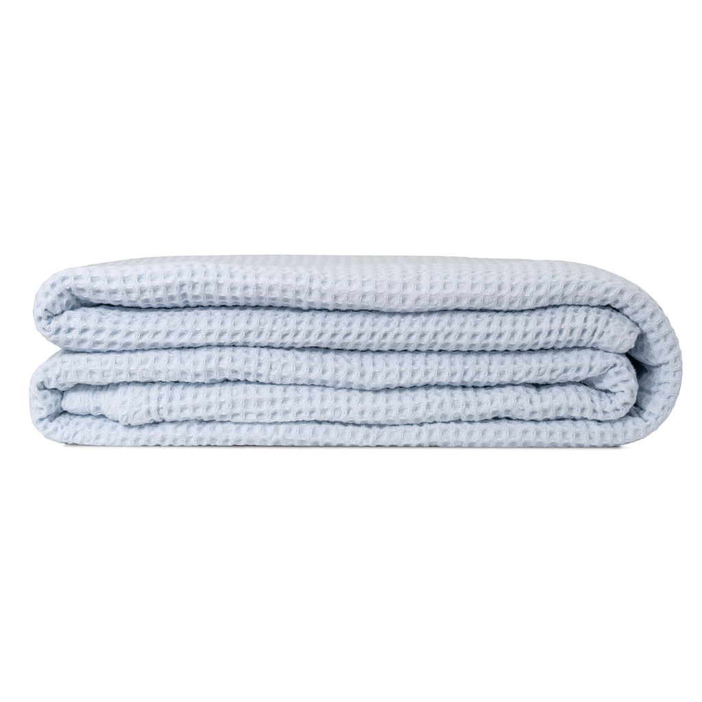 Cotton Waffle-Weave Farmhouse Throw Blanket