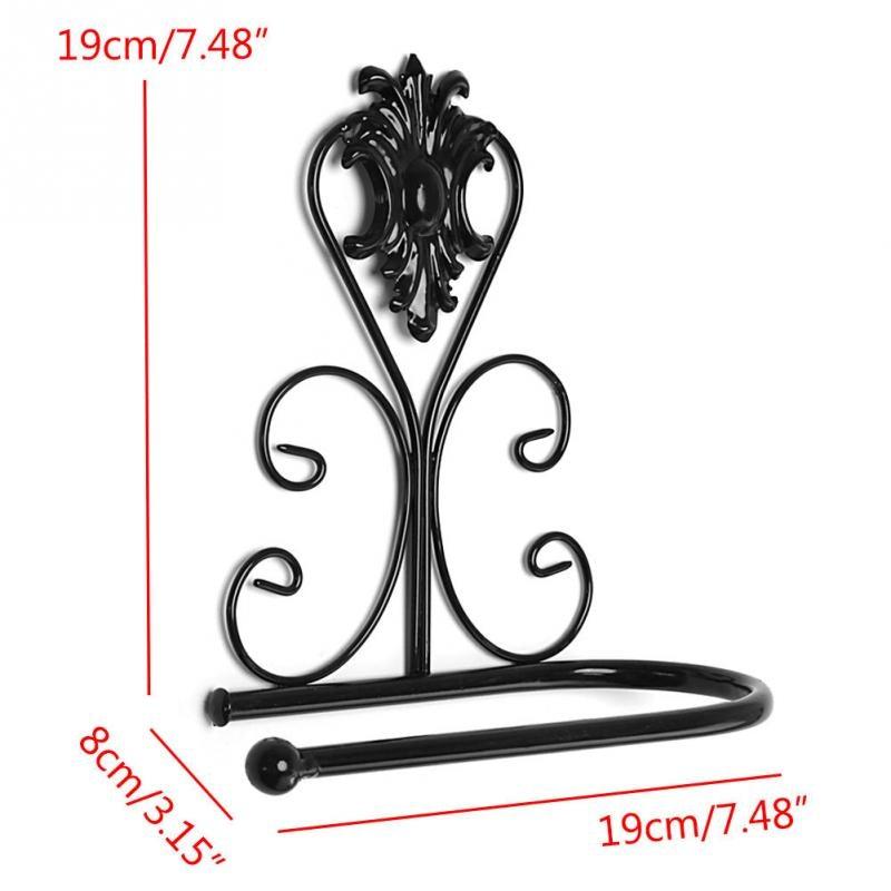 Vintage Farmhouse Iron Toilet Paper Holder