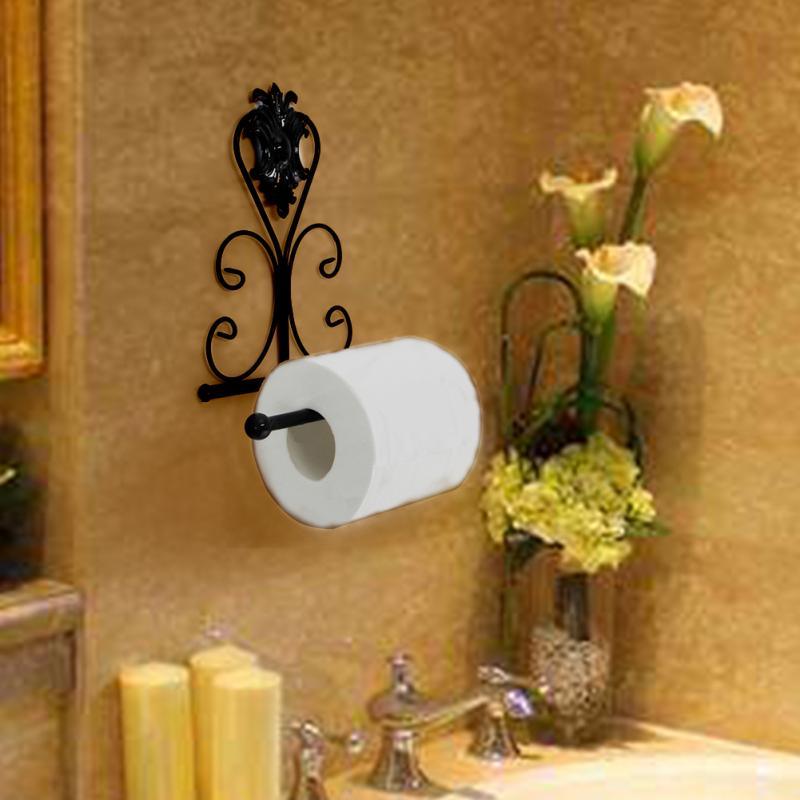 Vintage Farmhouse Iron Toilet Paper Holder