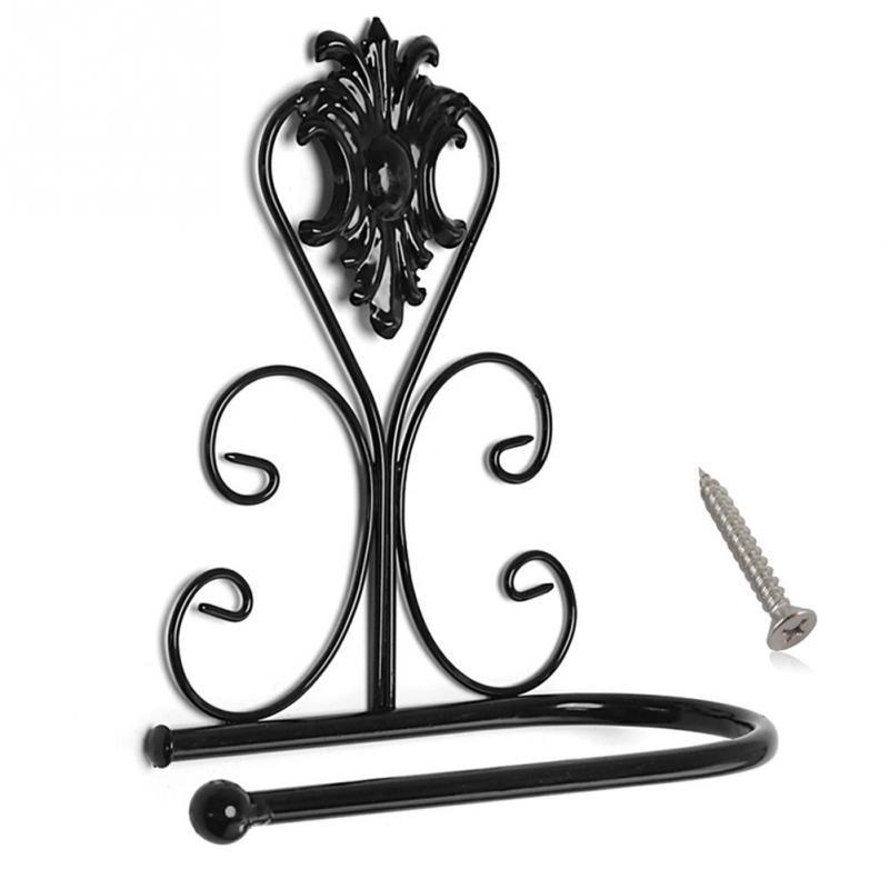 Vintage Farmhouse Iron Toilet Paper Holder
