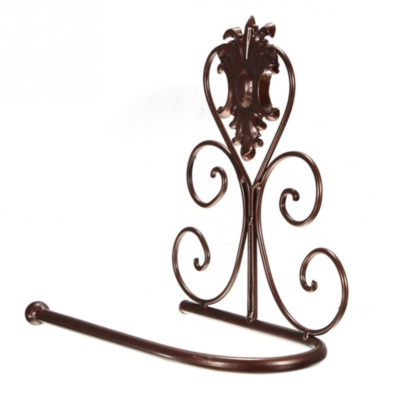 Vintage Farmhouse Iron Toilet Paper Holder