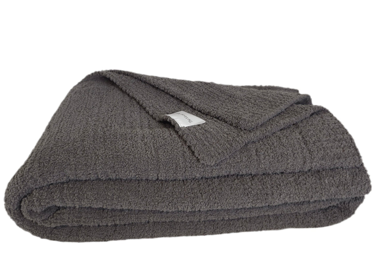 Cozy Textured Farmhouse Nest Throw Blanket
