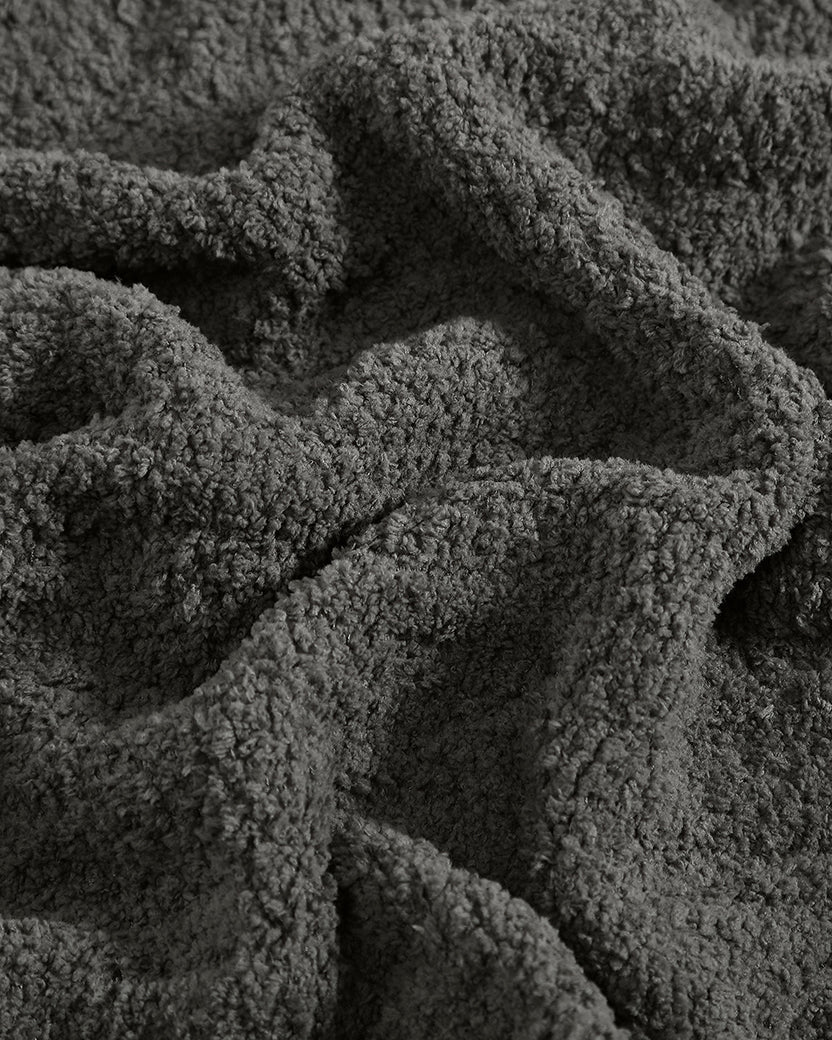 Cozy Textured Farmhouse Nest Throw Blanket