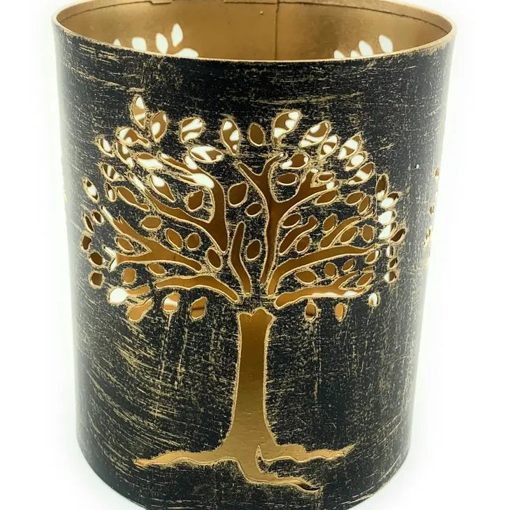 Rustic Tree Votive Candle Holder
