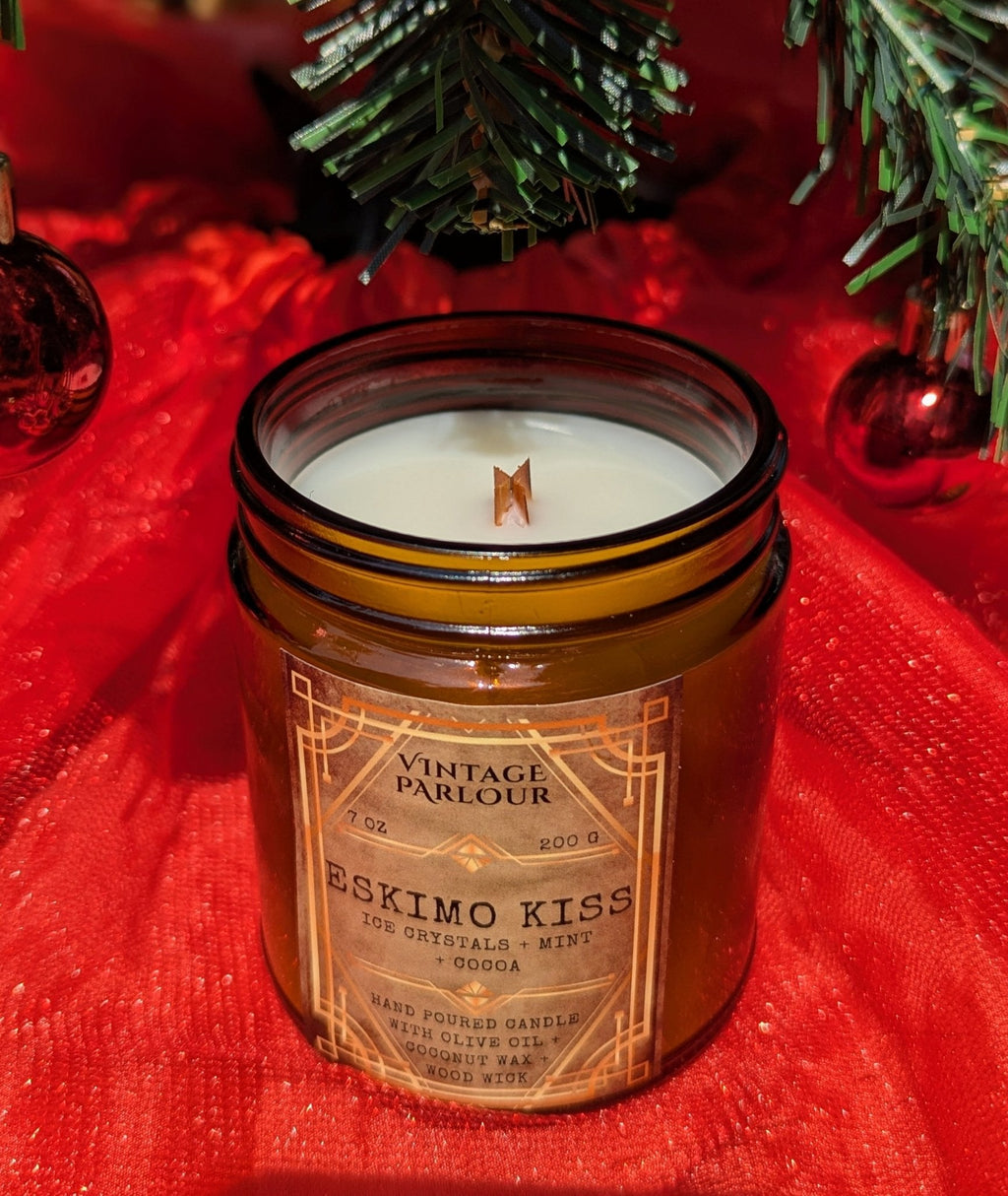 Vintage Wooden Wick Scented Candle