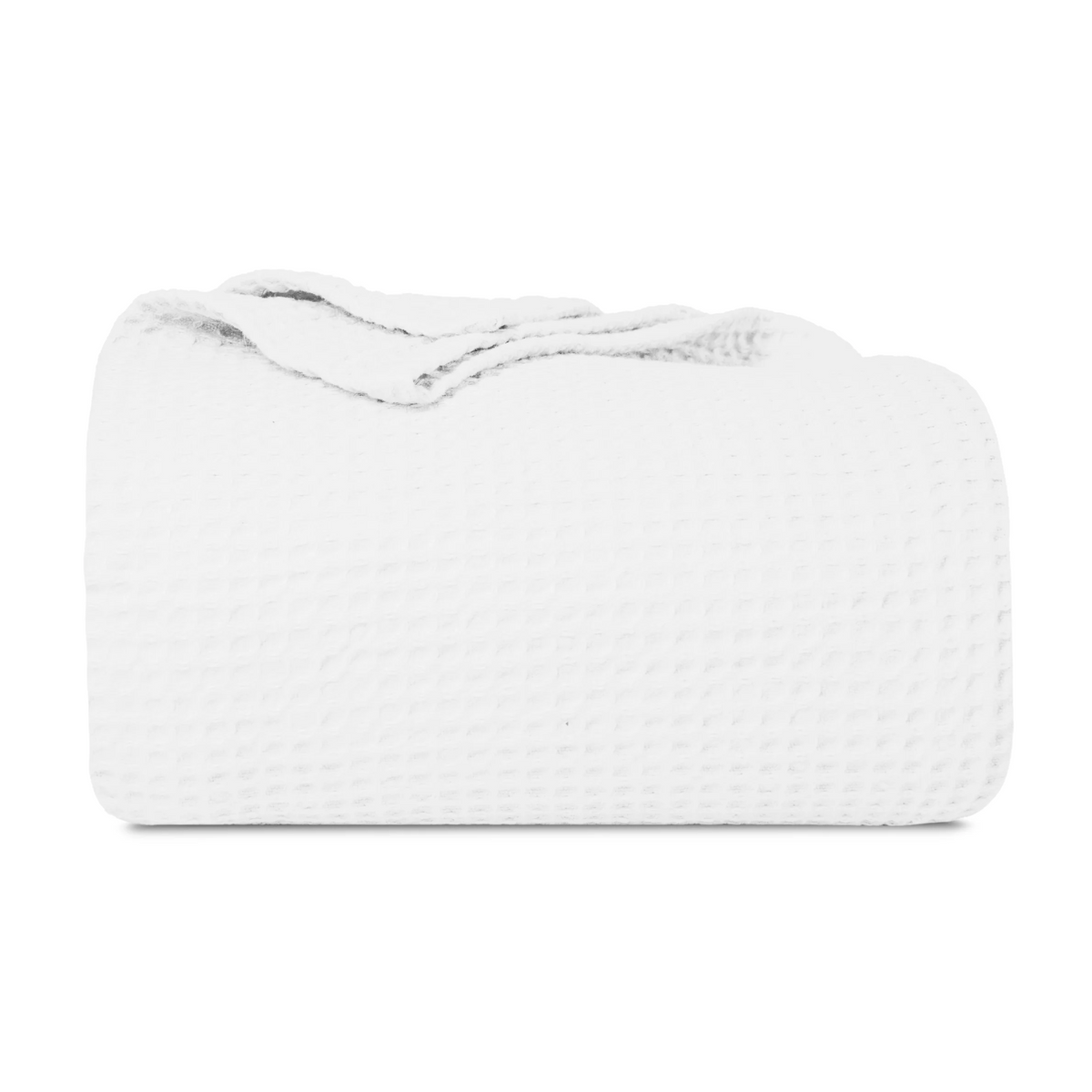 Cotton Waffle-Weave Farmhouse Throw Blanket
